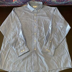 Van Heusen Light Blue Casual Button-Down Shirt